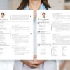 Nursing Student Resume, 2 Page CV Template