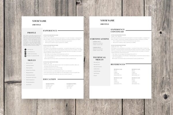 studio-clean-2.jpg Clean 2 Page CV, Resume Template