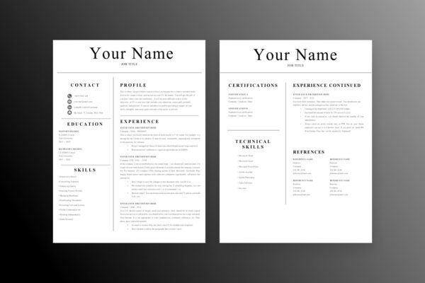 studio-professional-2.jpg Professional 2 Page CV, Resume Template